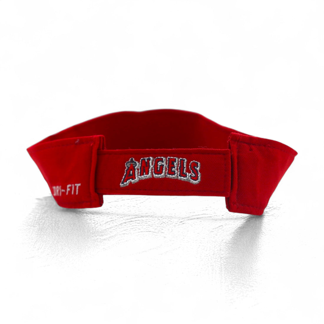 NIKE Dri-Fit Sun Visor Cap FREE Red MLB Los Angeles Angels Swoosh