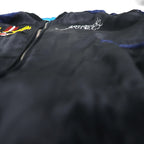 AVIREX Reversible Satin Sukajan Souvenir Jacket, Size L, Black/Blue, Rayon with Embroidery, 6112012