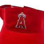 NIKE Dri-Fit Sun Visor Cap FREE Red MLB Los Angeles Angels Swoosh