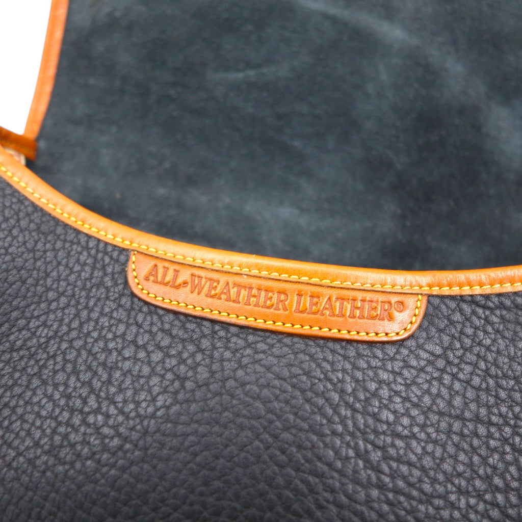 DOONEY & BOURKE USA製 ショルダーバッグ ネイビー レザー ALL WEATHER LEATHER シボ革