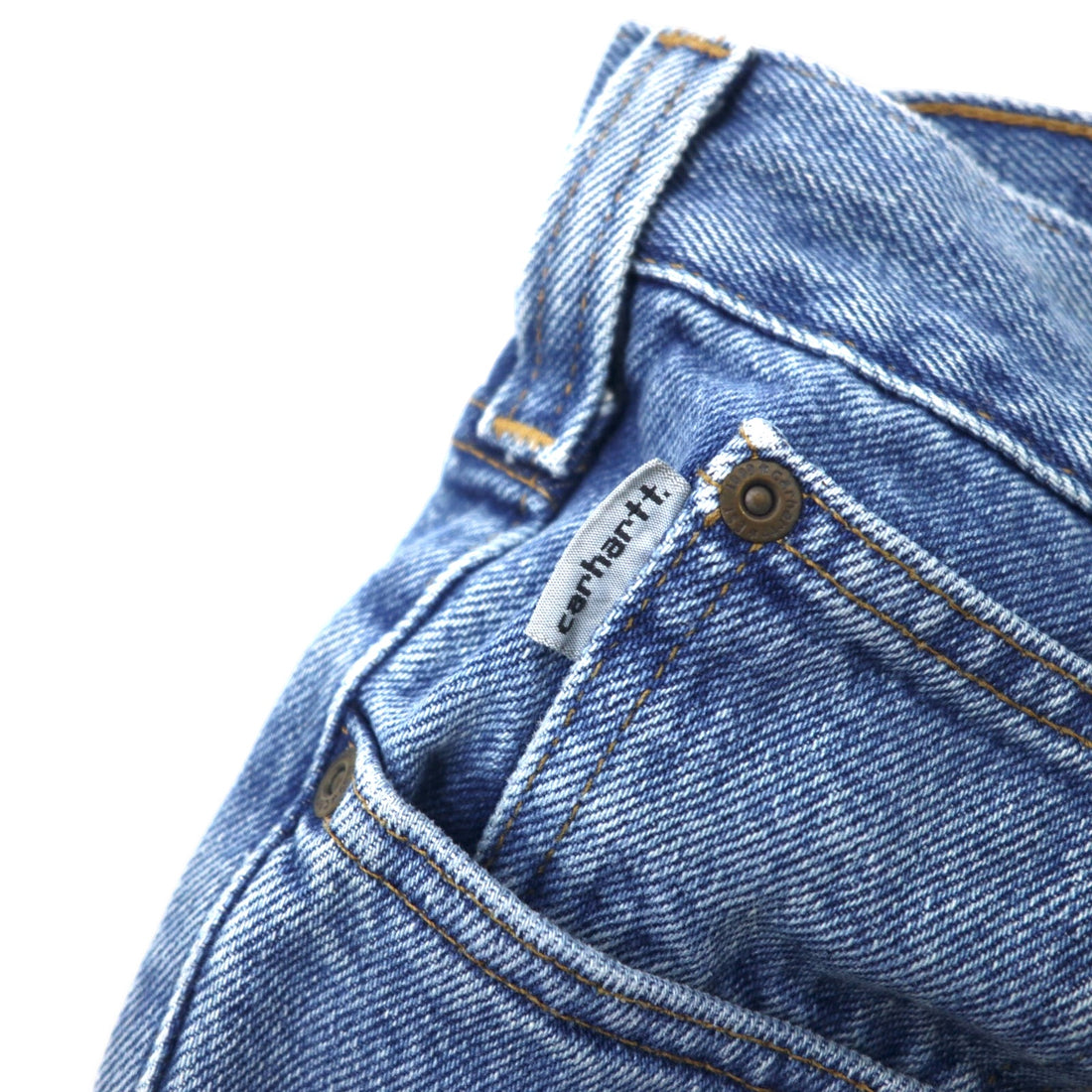 Carhartt Traditional Fit Denim Pants 36 Blue Cotton B480LVB Made in Mexico