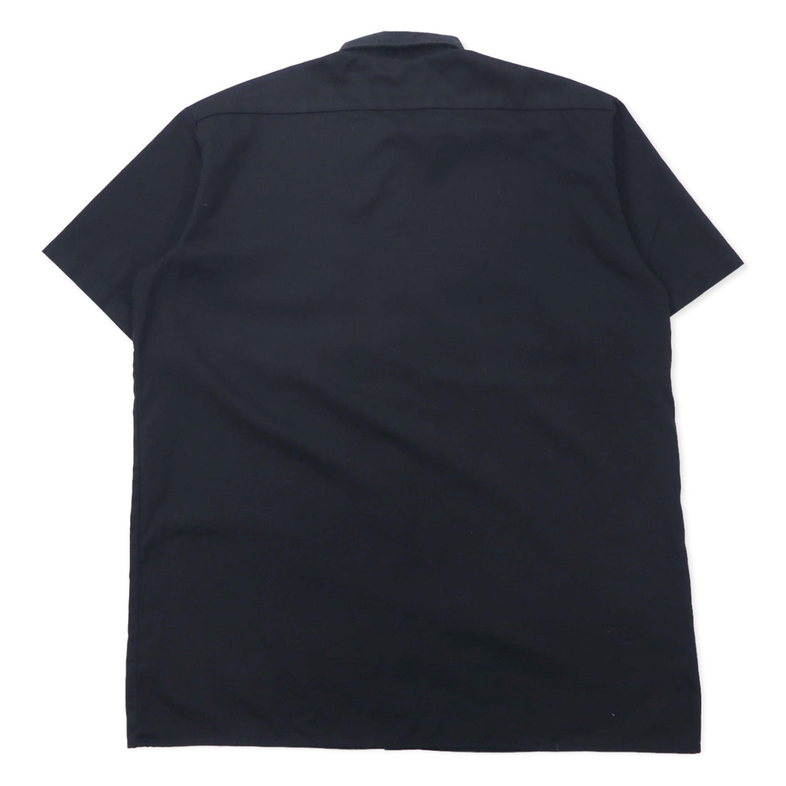 Dickies Short Sleeve Work Shirt XL Black Polyester Cotton Big Size