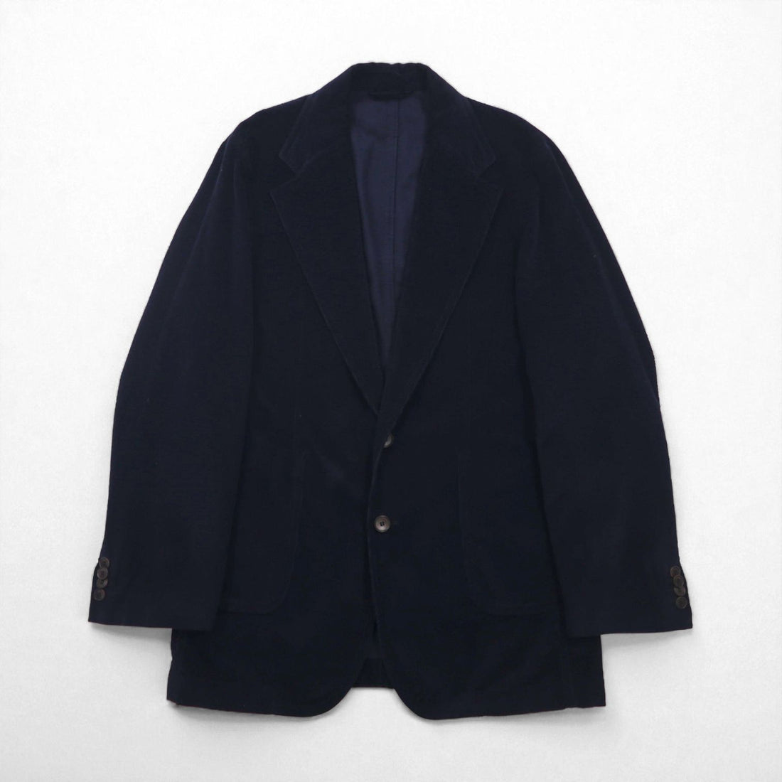HUGO BOSS 2B コーデュロイ テーラードジャケット ブレザー L ネイビー ポーランド製