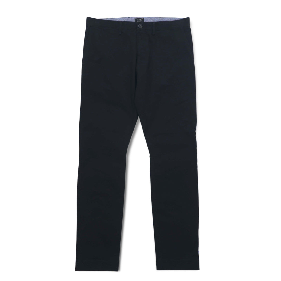 J.CREW Stretch Skinny Pants, Medium, Black, Cotton, 250 SKINNY