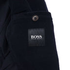 HUGO BOSS 2B コーデュロイ テーラードジャケット ブレザー L ネイビー ポーランド製
