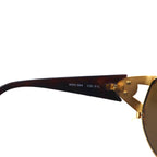 GIANNI VERSACE Vintage Made in Italy Medusa Sunglasses Gold Tortoiseshell S64 31L
