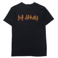 日本然リトテ-古着オンライン-DEF LEPPARD デフレパード バンド Tシャツ M ブラック コットン-DEF LEPPARD Band T-Shirt M Black Cotton