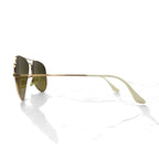 Ray-Ban Italian Made Aviator Teardrop Sunglasses Metal LARGE METAL 001/3K 58◻︎14 2N