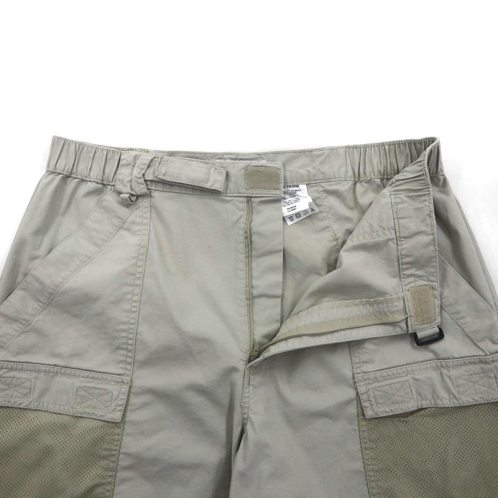 Columbia PFG Bush Shorts, Large, Beige, Cotton, Pocket, FM8100
