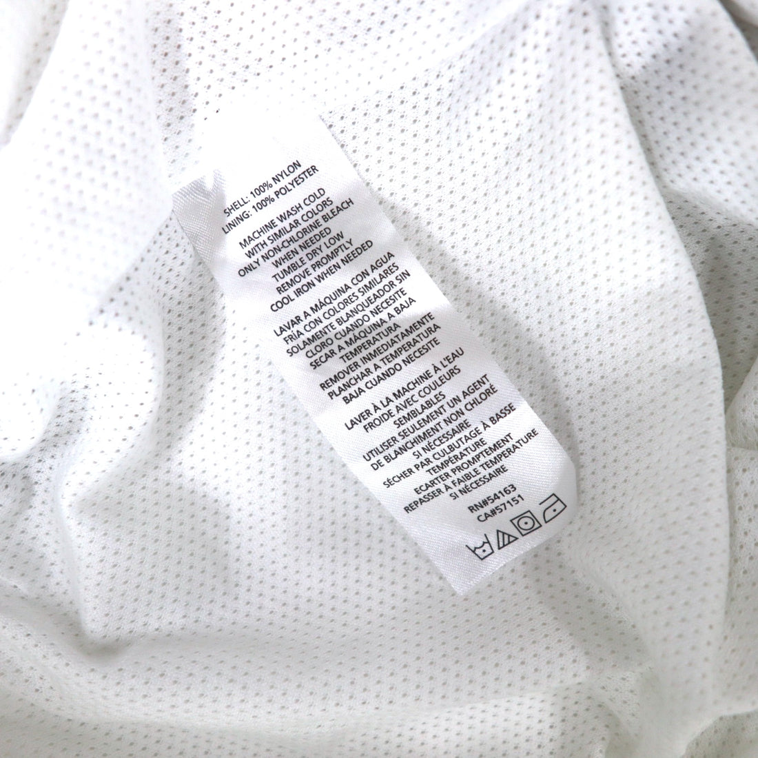 TOMMY HILFIGER SPORT nylon track pants jersey S white side line