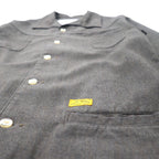 NATAL DESIGN Brian Jacket S Gray Cotton Polyester Wide Silhouette BRIAN JACKET Made in Japan