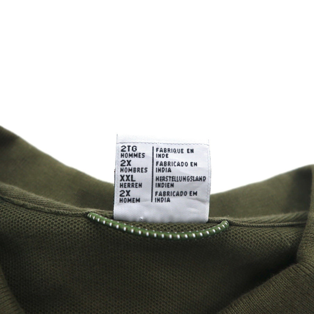 Columbia Polo Shirt 2XL Big Size Khaki Cotton AM2249