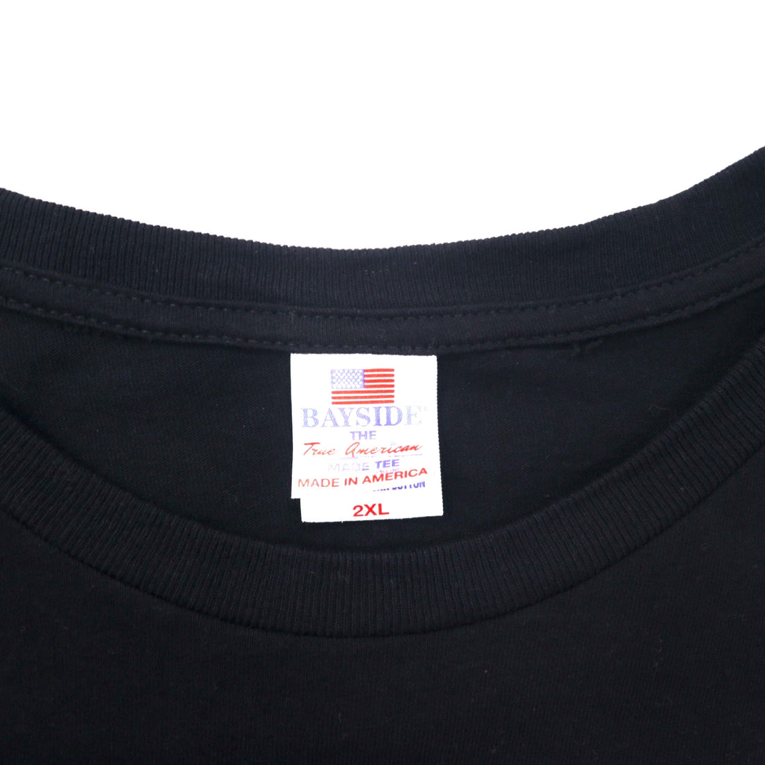 US AIR FORCE US Military Print T-Shirt 2XL Black Cotton Military BAYSIDE MADE TEE