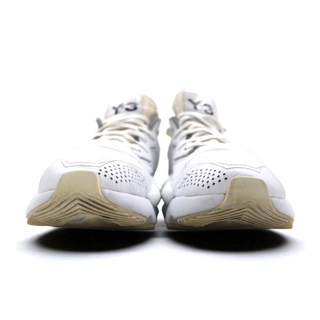 Y-3 (adidas x YOHJI YAMAMOTO) Kaiwa Sneakers, Size 26cm, White Leather, G54502