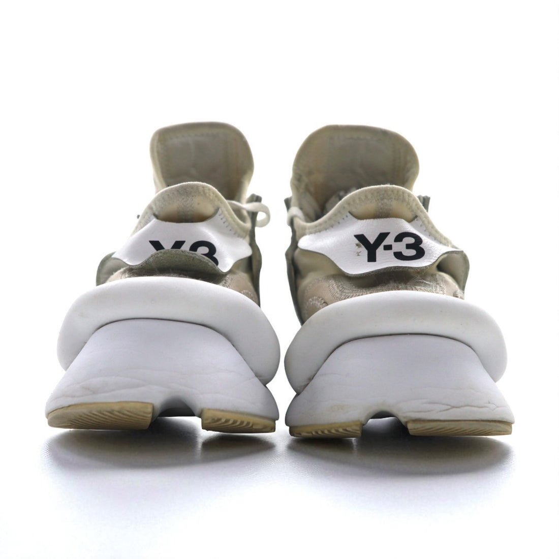 Y-3 (adidas x YOHJI YAMAMOTO) Kaiwa Sneakers, Size 26cm, White Leather, G54502