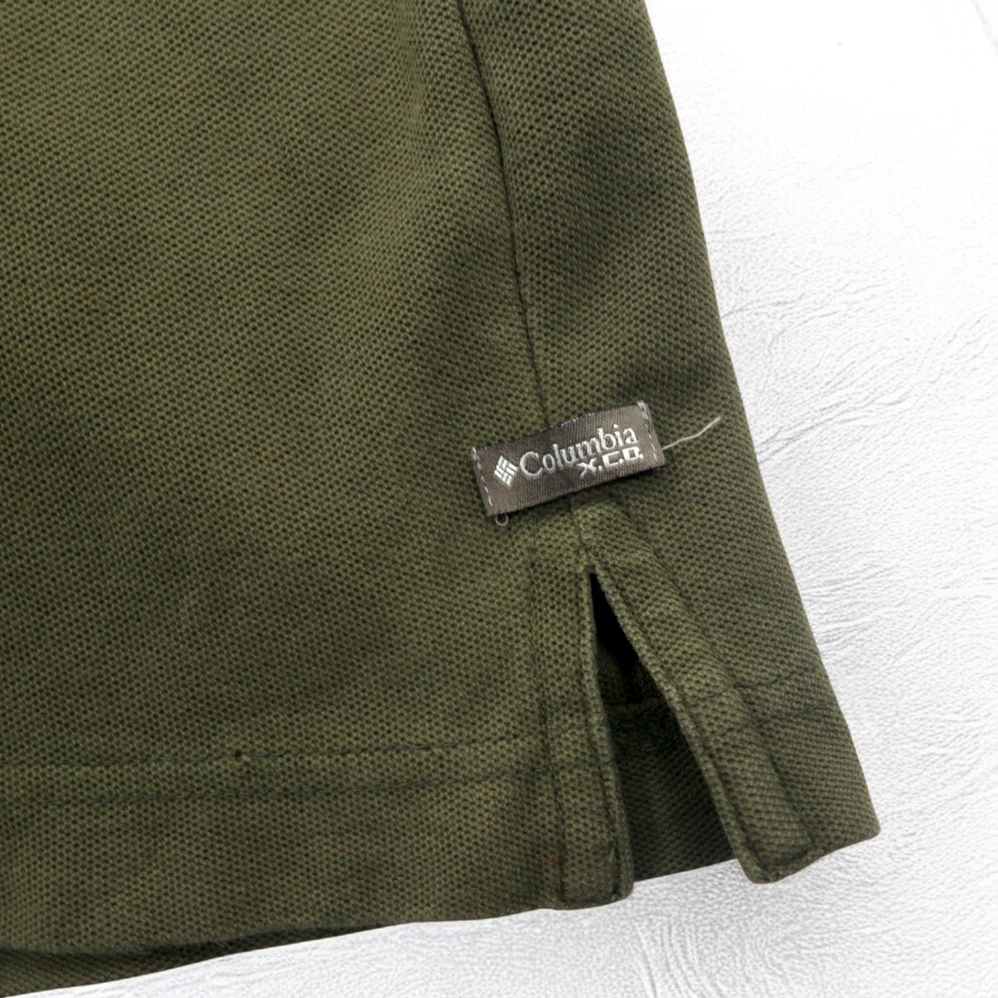 Columbia Polo Shirt 2XL Big Size Khaki Cotton AM2249