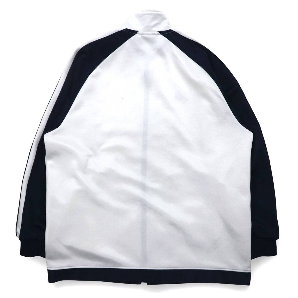 Kappa 90s Track Jacket Jersey M White Polyester Side Line Made in Japan