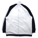 Kappa 90s Track Jacket Jersey M White Polyester Side Line Made in Japan