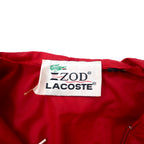 IZOD LACOSTE 80s Spool Tag Anorak Parka, S, Red, Nylon, Packable