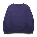 Polo by Ralph Lauren 90年代 スウェット トレーナー XL ネイビー コットン スモールポニー刺繍
