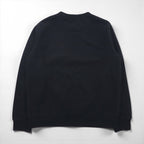 Polo Ralph Lauren 前V 起毛 スウェット トレーナー M ブラック フリース 肩ポケット スモールポニー刺繡