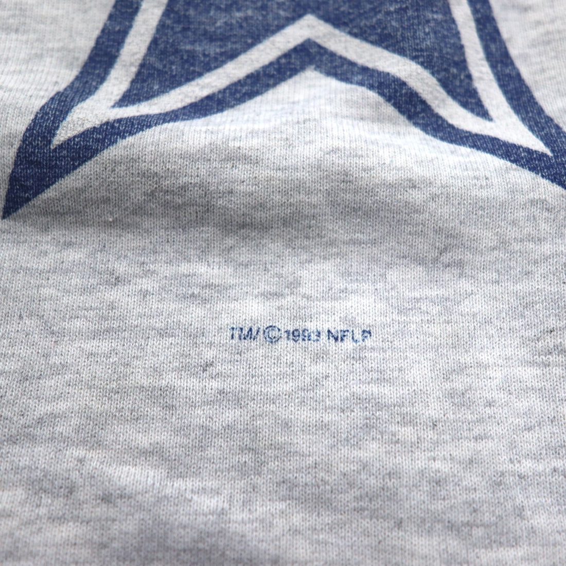 STARTER USA Made 90s NFL Print Sweatshirt L Gray DALLAS COWBOYS Arch Logo