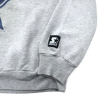 STARTER USA Made 90s NFL Print Sweatshirt L Gray DALLAS COWBOYS Arch Logo