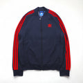 adidas originals ATP型 スーパースター トラックジャケット ジャージ L ネイビー トレフォイルロゴ 3ストライプス BR4320