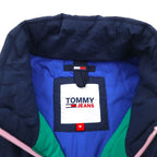 TOMMY JEANS スタンドカラー インサレーション ジャケット M バイカラー 中綿 CONTRAST ZIP DW0DW08827