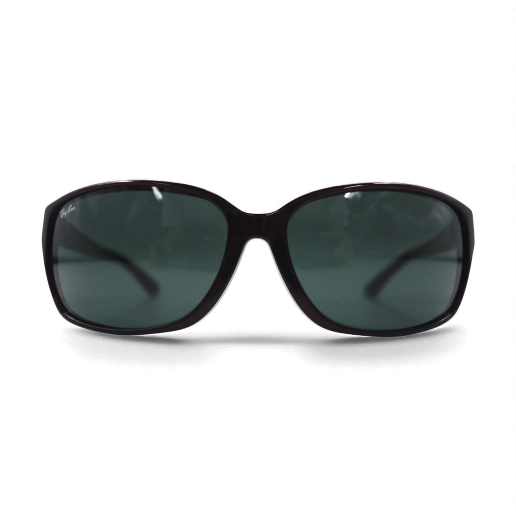 Ray-Ban ビッグフレーム スクエア サングラス ボルドー プラスチック RB2161