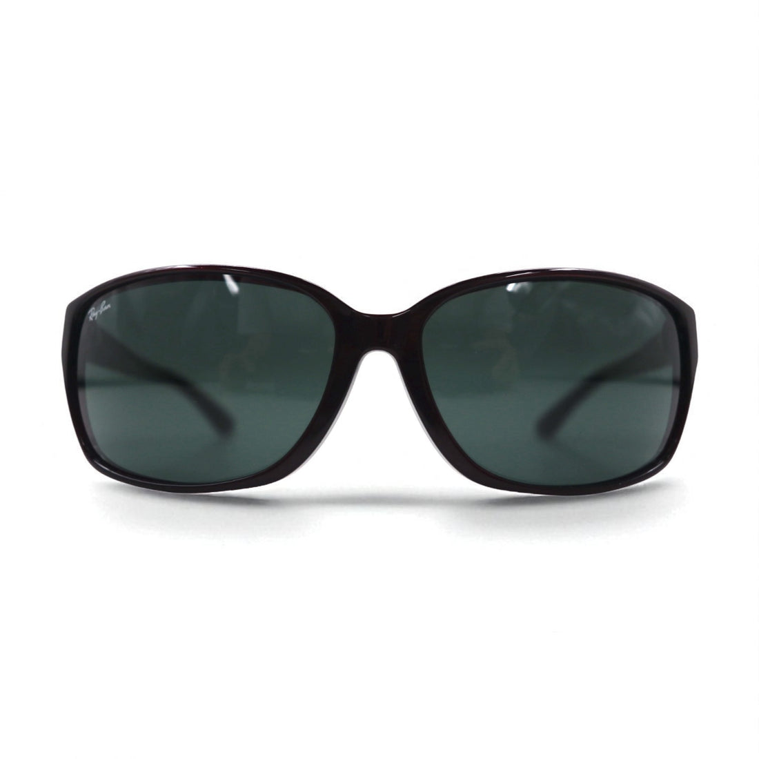 Ray-Ban ビッグフレーム スクエア サングラス ボルドー プラスチック RB2161