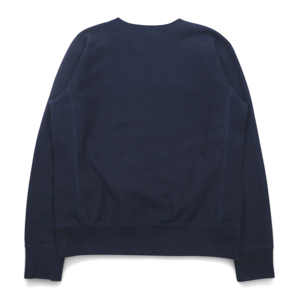 Champion Reverse Weave Arch Logo Sweatshirt XL Navy C8-H009