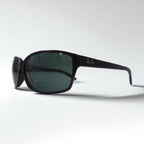 Ray-Ban ビッグフレーム スクエア サングラス ボルドー プラスチック RB2161
