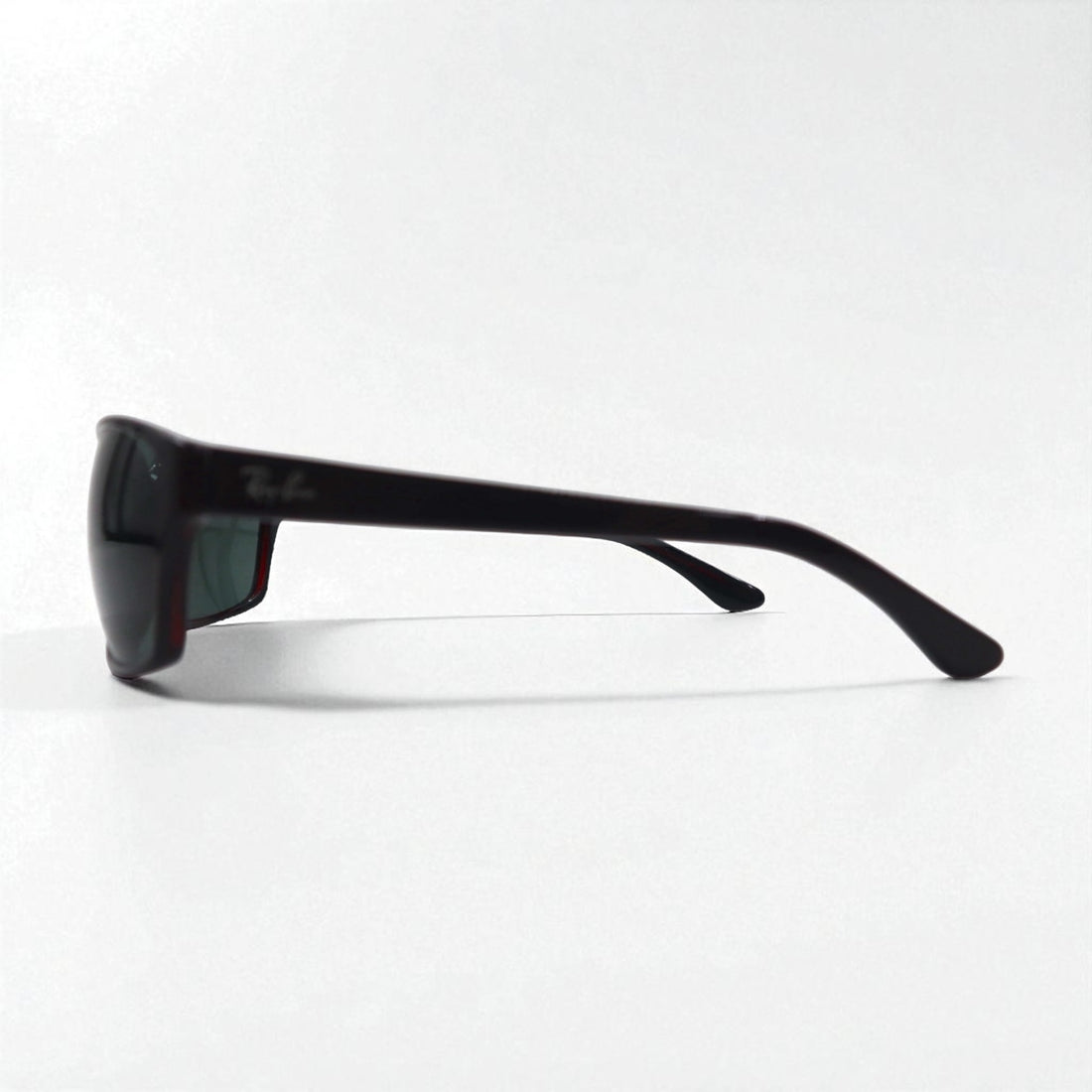 Ray-Ban ビッグフレーム スクエア サングラス ボルドー プラスチック RB2161