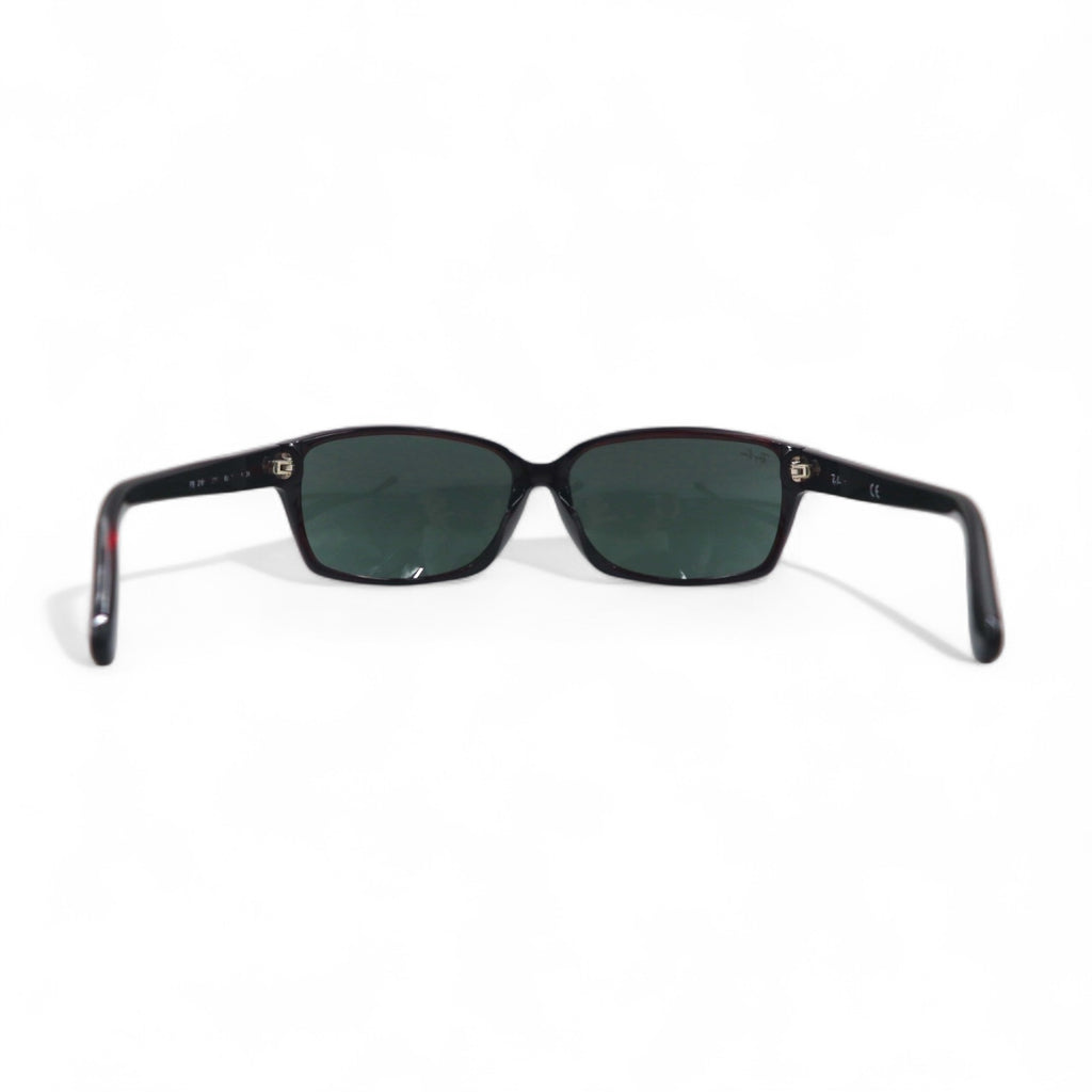 Ray-Ban ビッグフレーム スクエア サングラス ボルドー プラスチック RB2161