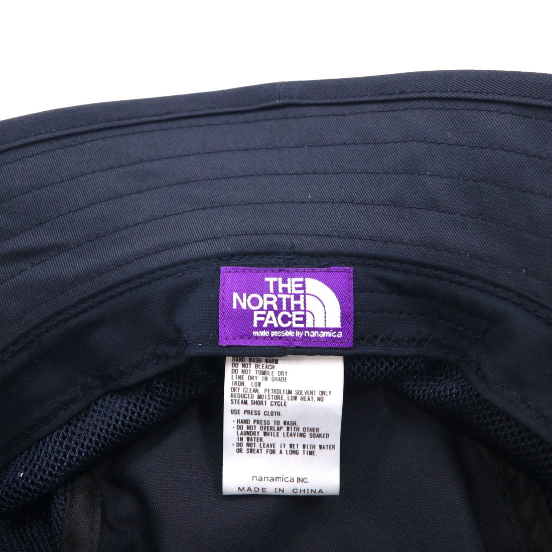 THE NORTH FACE PURPLE LABEL ストレッチ ツイル フィールド バケットハット ネイビー コットン NN8053N
