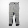 Y's ( Yohji Yamamoto ) 切替ジョガーパンツ デザイン スラックス S ウール 裾リブ ツートーン YP-P05-104 日本製