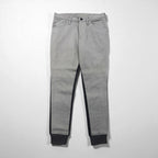 Y's ( Yohji Yamamoto ) 切替ジョガーパンツ デザイン スラックス S ウール 裾リブ ツートーン YP-P05-104 日本製