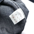 HARLEY DAVIDSON Denim Coverall L Indigo Blue Cotton Patch