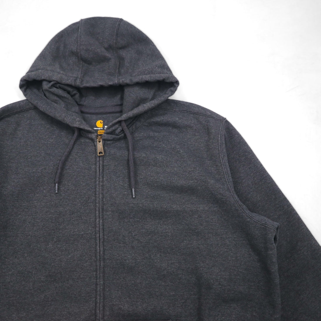 carhartt レインディフェンダー Rain Defender パクストン ヘビーウェイト フルジップパーカー Paxton Heavyweight Hooded Zip-Front Sweatshirt XL グレー 裏起毛 100614