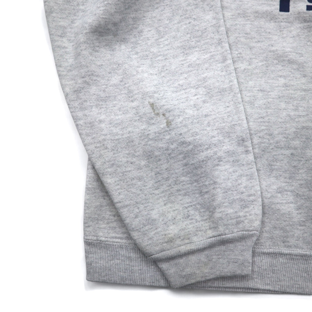 Hanes 90s USA Made HEAVYWEIGHT Printed Sweatshirt XL Grey Cotton 1992