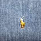 Ralph Lauren デニム ボタンダウン シャツ 2XL CLASSIC FIT インディゴ スモールポニー刺繡