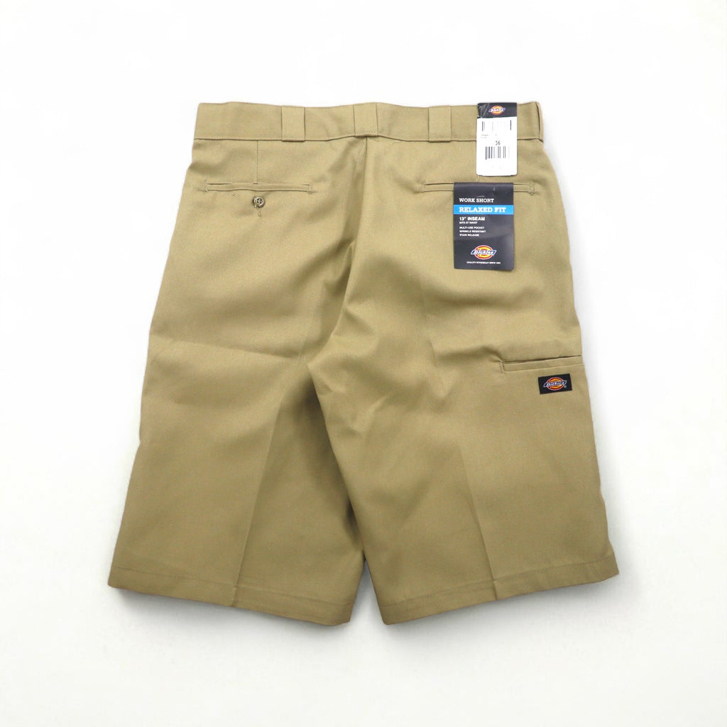 Dickies Relaxed Fit T/C Twill Short Work Pants, Size L, Beige, WR640, Unused