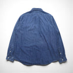 Ralph Lauren デニム ボタンダウン シャツ 2XL CLASSIC FIT インディゴ スモールポニー刺繡