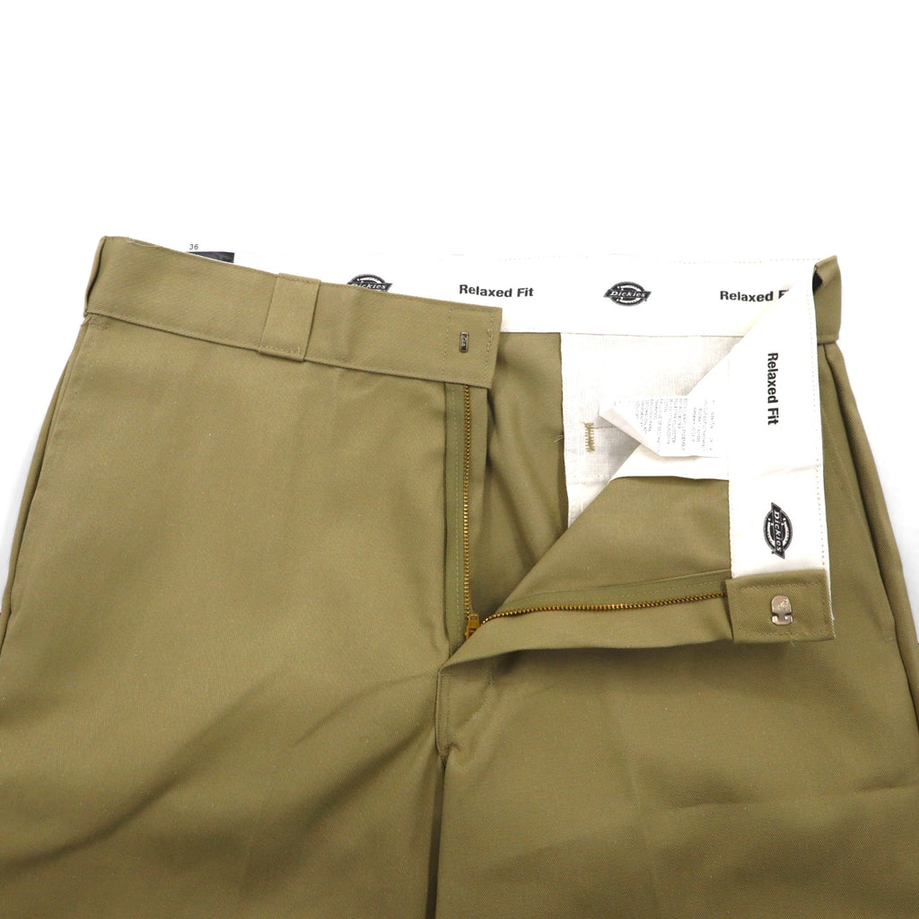 Dickies Relaxed Fit T/C Twill Short Work Pants, Size L, Beige, WR640, Unused