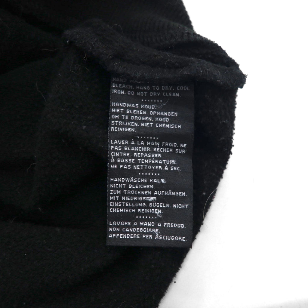 HARLEY DAVIDSON Zip Hoodie, XL, Black, Short Length, One-Point Logo Embroidery, Oversized