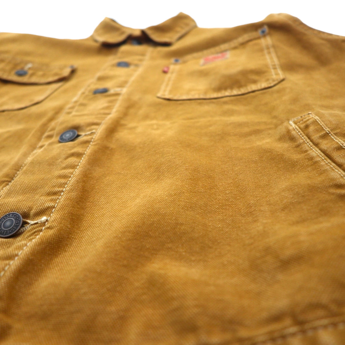 Levi's Duck Work Trucker Jacket, Sunrise, Brown, Size L, A4820-0004
