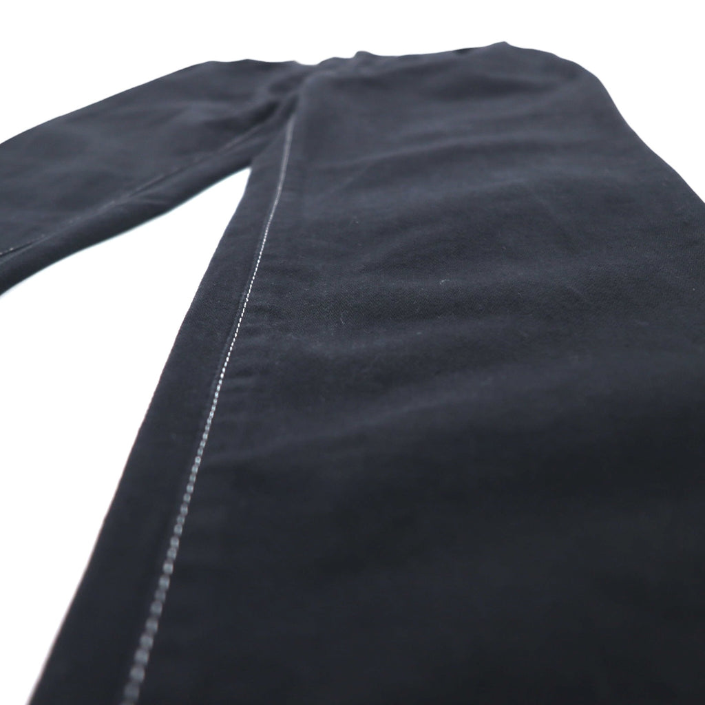 VERSACE JEANS COUTURE Made in Italy High Waist Tapered Denim Pants M Black Medusa Zipper Fly