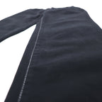 VERSACE JEANS COUTURE Made in Italy High Waist Tapered Denim Pants M Black Medusa Zipper Fly