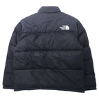 THE NORTH FACE ヌプシ ダウンジャケット 700フィルパワー M ブラック ナイロン ロゴ刺繍 フード収納式 US規格